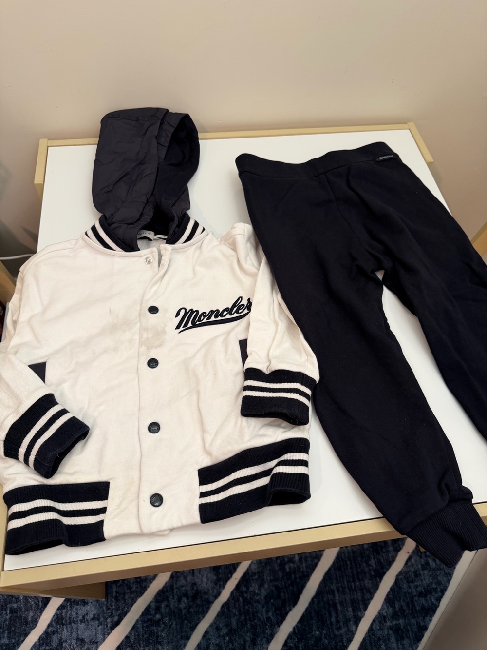 Moncler Kids Hooded Sweatpants Set